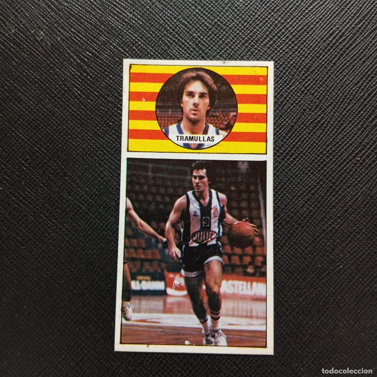 Colecionismo desportivo: 65 TRAMULLAS ESPA&Ntilde;OL MERCHANTE 1986 1987 CROMO BALONCESTO LIGA - DESPEGADO - A125 PG388