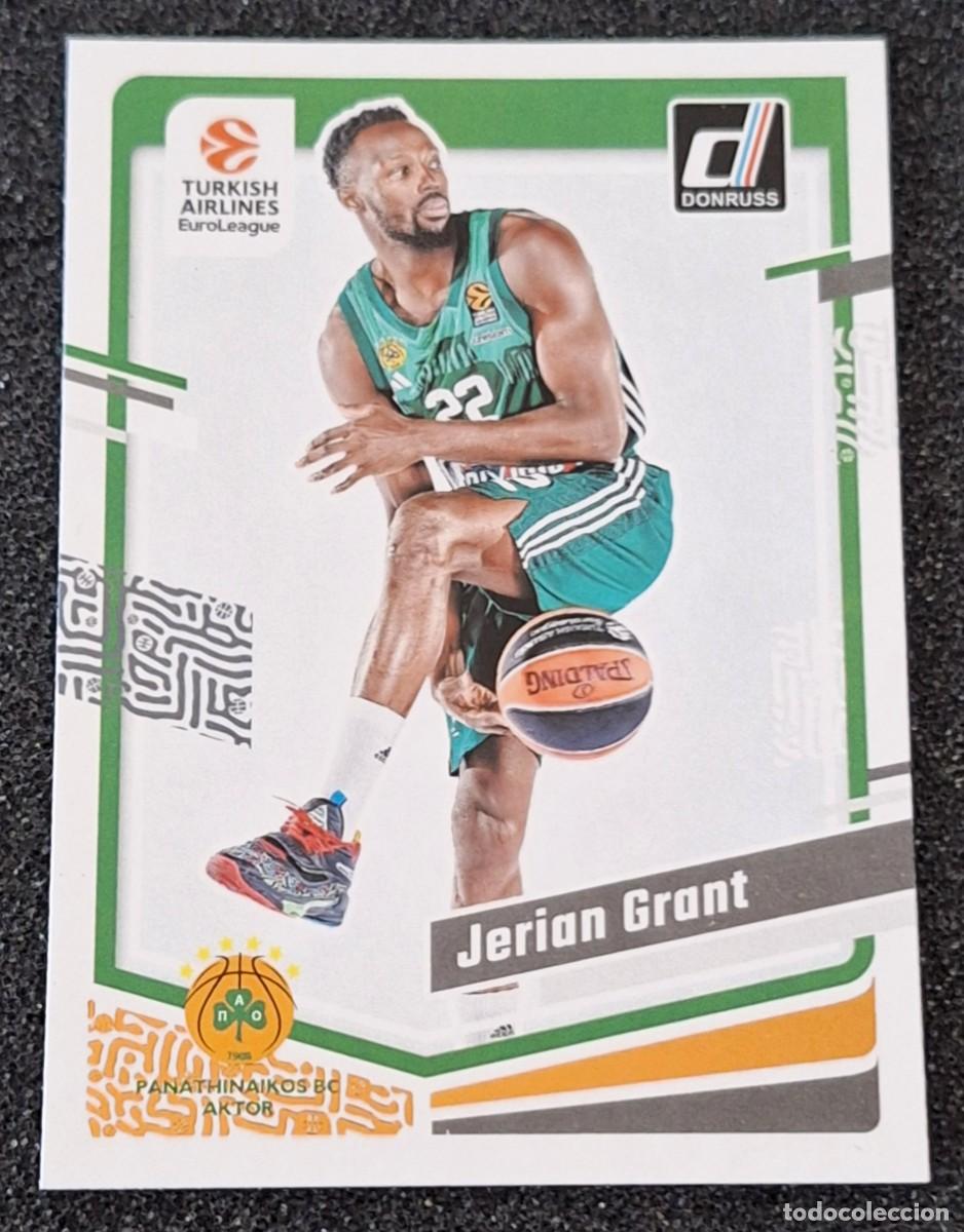 Coleccionismo deportivo: Jerian Grant Panathinaikos Panini Donruss Euroliga Basketball