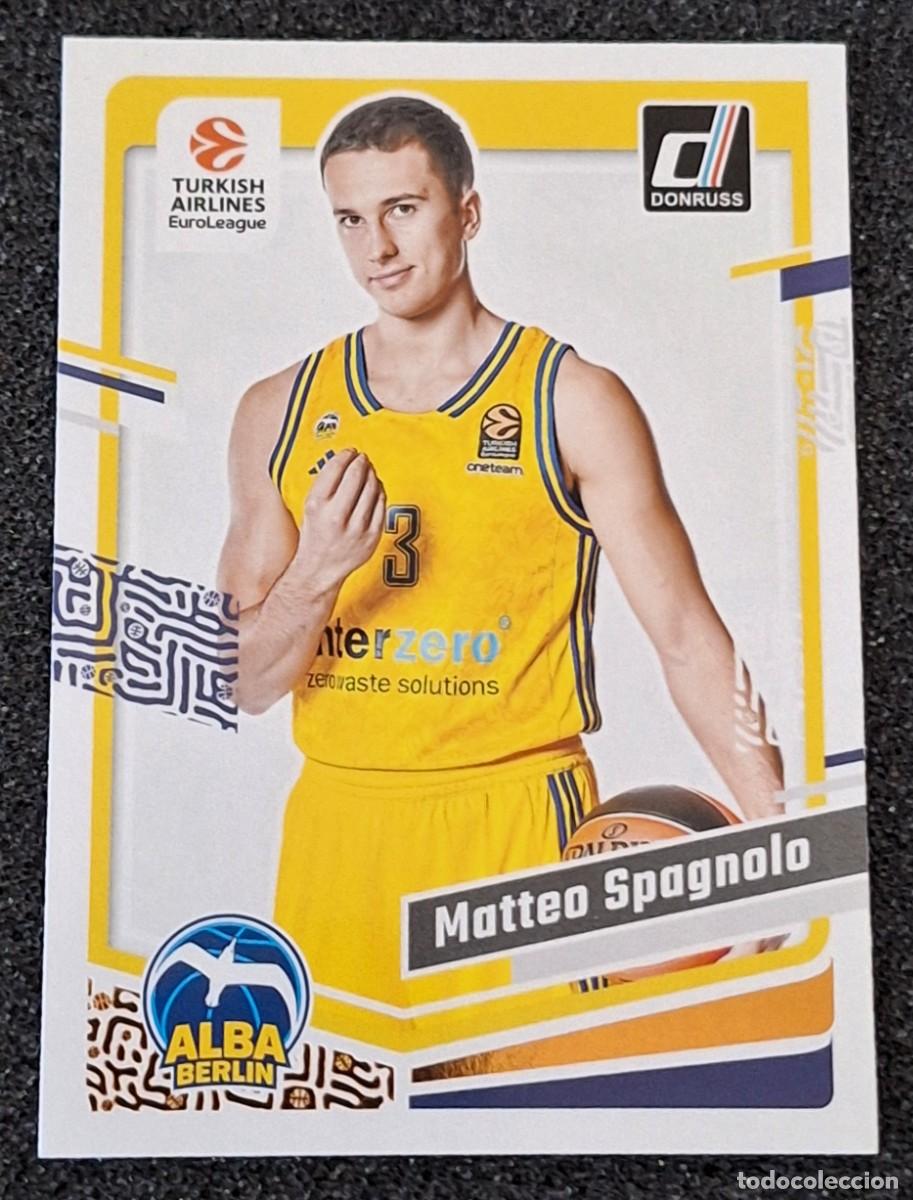 Coleccionismo deportivo: Matteo Spagnolo Alba Berlin Panini Donruss Euroliga Basketball