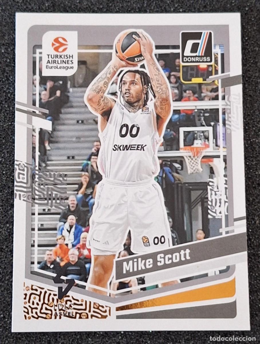 Coleccionismo deportivo: Mike Scott Asvel Villeurbanne Panini Donruss Euroliga Basketball