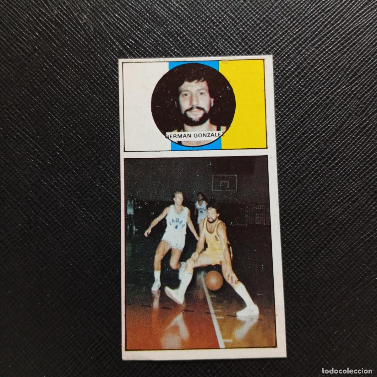Coleccionismo deportivo: 87 GERMAN GONZALEZ CANARIAS MERCHANTE 1986 1987 CROMO BALONCESTO LIGA - DESPEGADO - A125 PG415