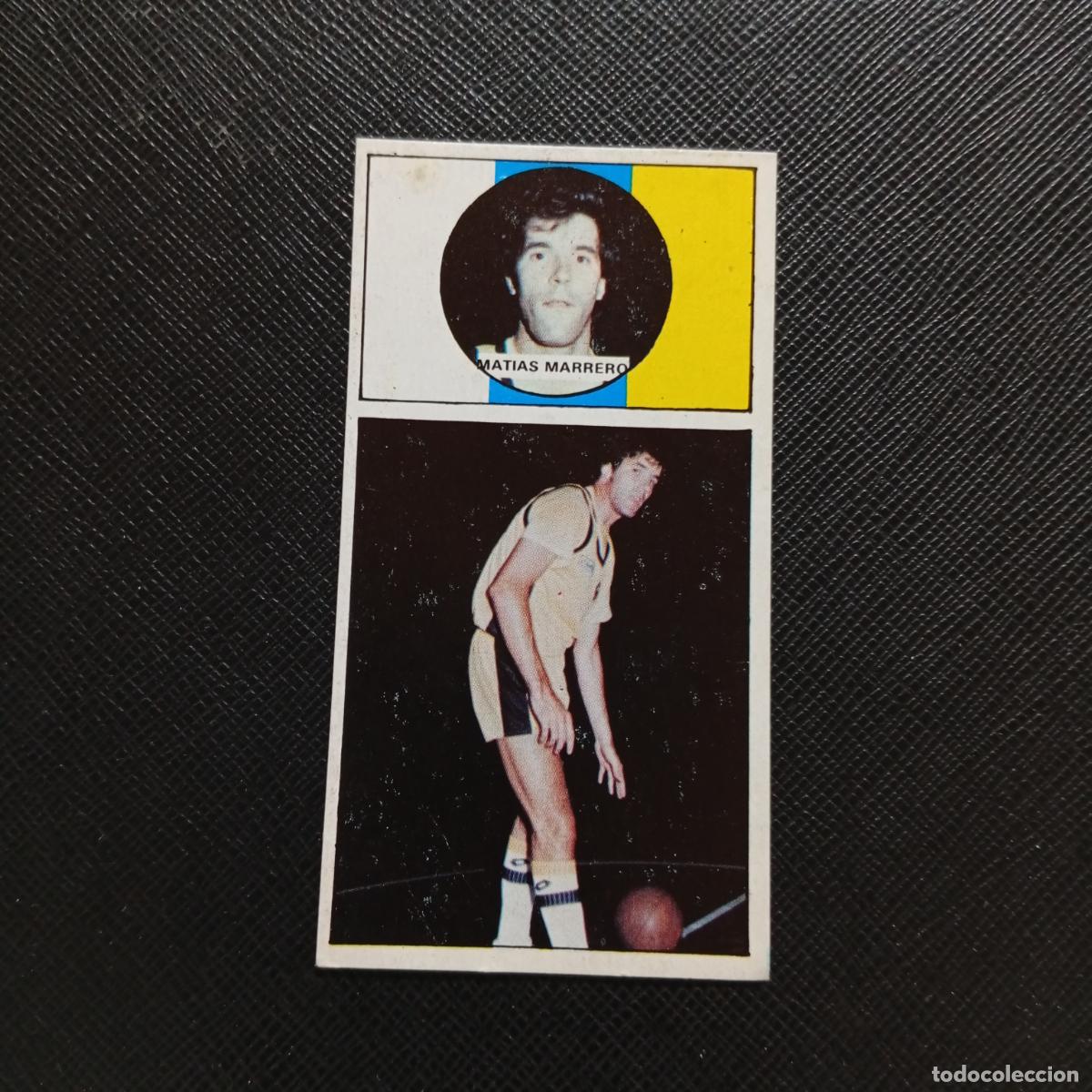 Coleccionismo deportivo: 90 MATIAS MARRERO CANARIAS MERCHANTE 1986 1987 CROMO BALONCESTO LIGA - DESPEGADO - A125 PG433