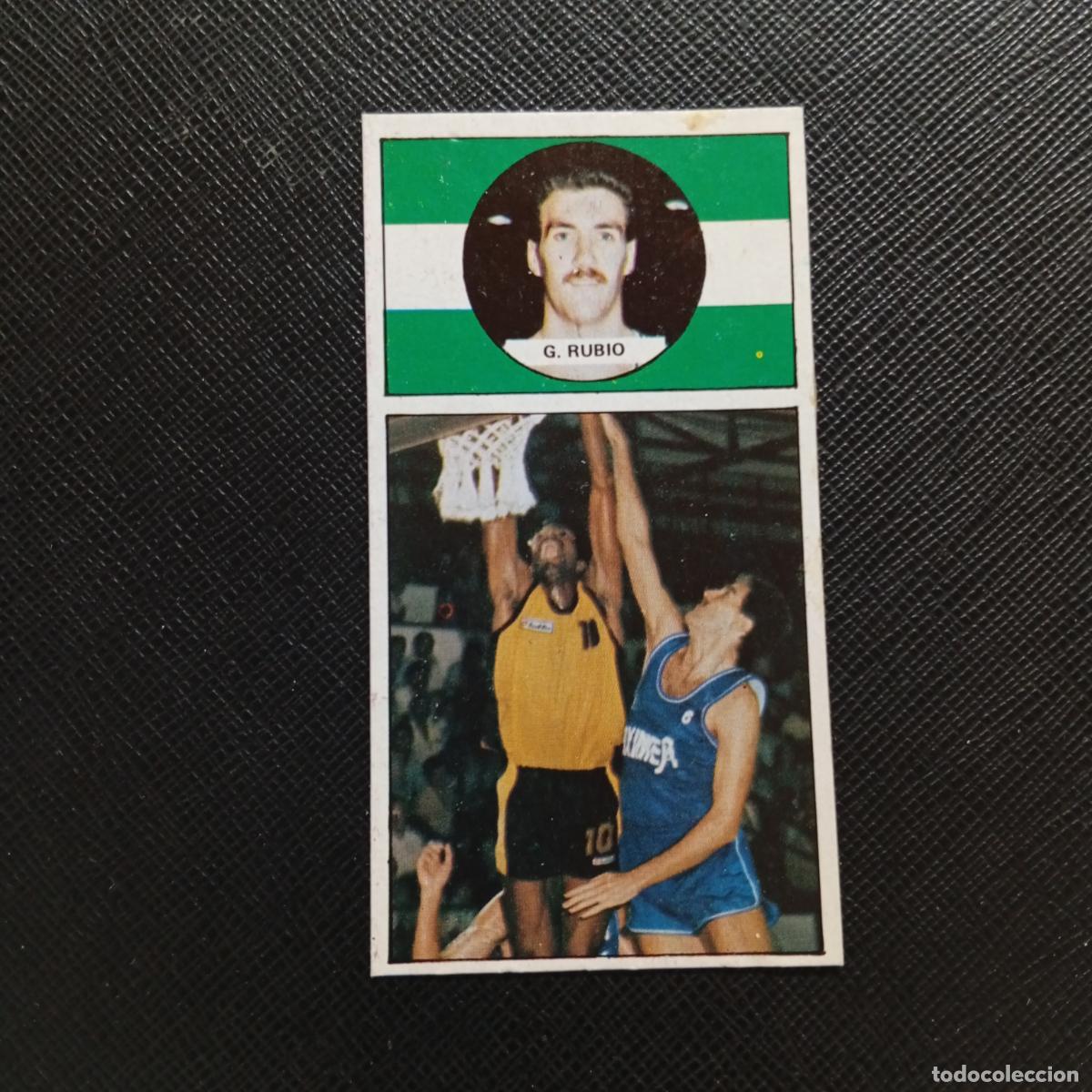Coleccionismo deportivo: 133 RUBIO OXIMESA MERCHANTE 1986 1987 CROMO BALONCESTO LIGA - DESPEGADO - A125 PG460