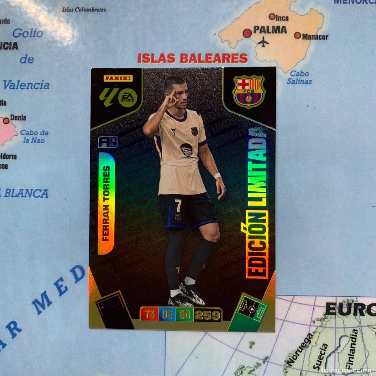 Coleccionismo deportivo: Ferran Torres Edici&oacute;n Limitada Del Barcelona cromo adrenalyn XL 25-26 2025-2026