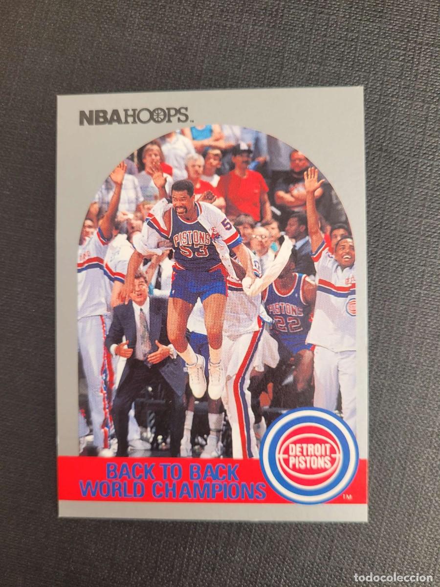 Coleccionismo deportivo: 1990 ISIAH THOMAS NBA CARD # 342 HOOPS DETROIT PISTONS CAMPEON NBA