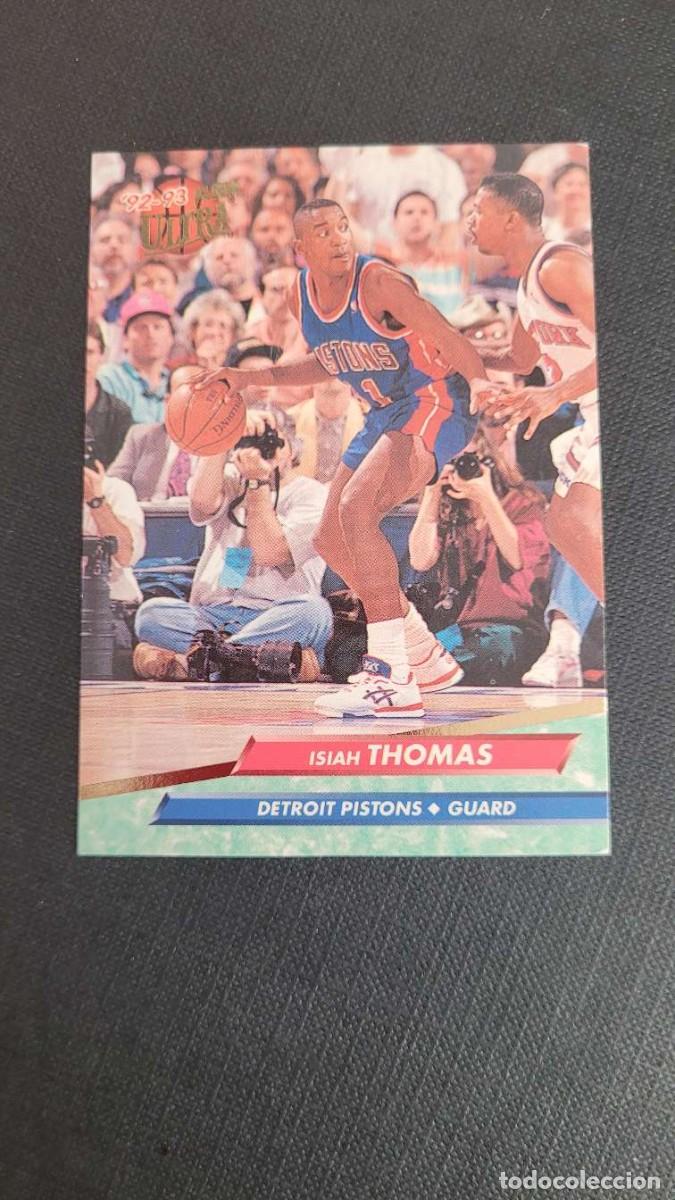 Coleccionismo deportivo: 1992 ISIAH THOMAS NBA CARD # 59 FLEER DETROIT PISTONS