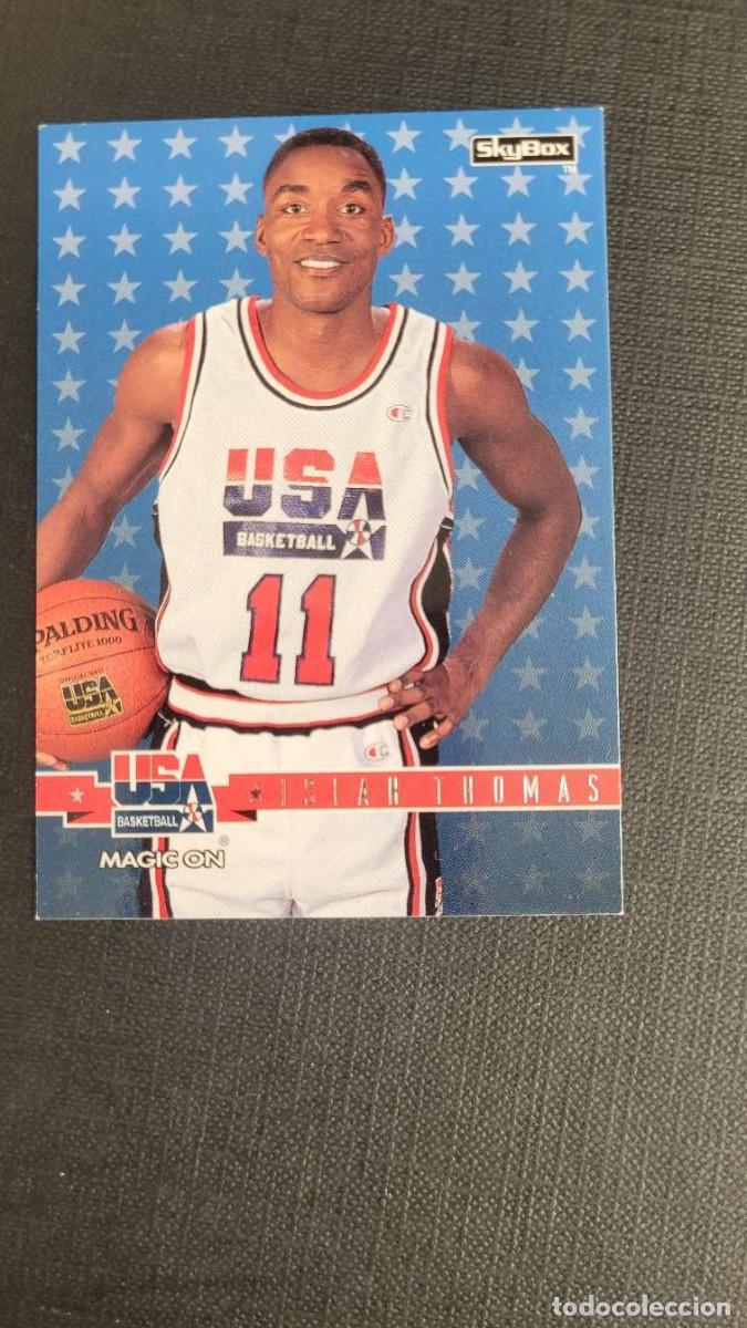 Coleccionismo deportivo: 1994 ISIAH THOMAS NBA CARD # 48 SKYBOX DETROIT PISTONS