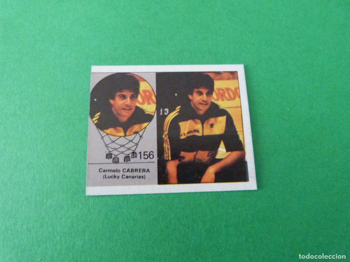Coleccionismo deportivo: CROMO BALONCESTO CABRERA LUKY CANARIAS DESPEGADO N&ordm; 156 LIGA BALONCESTO 1984-1985/84-85 CLESA