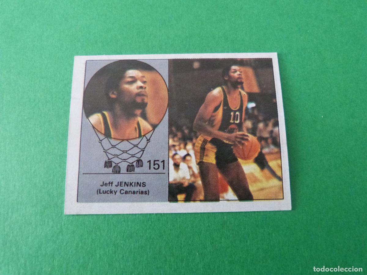 Coleccionismo deportivo: CROMO BALONCESTO JENKIS LUKY CANARIAS DESPEGADO N&ordm; 151 LIGA BALONCESTO 1984-1985/84-85 CLESA
