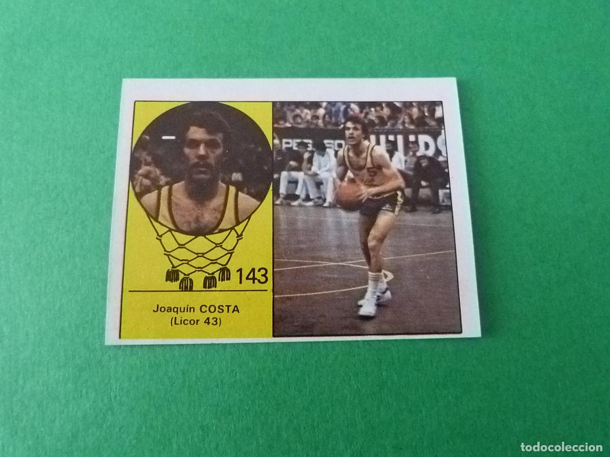 Coleccionismo deportivo: CROMO BALONCESTO COSTA LICOR 43 GRAMANET DESPEGADO N&ordm; 143 LIGA BALONCESTO 1984-1985/84-85 CLESA