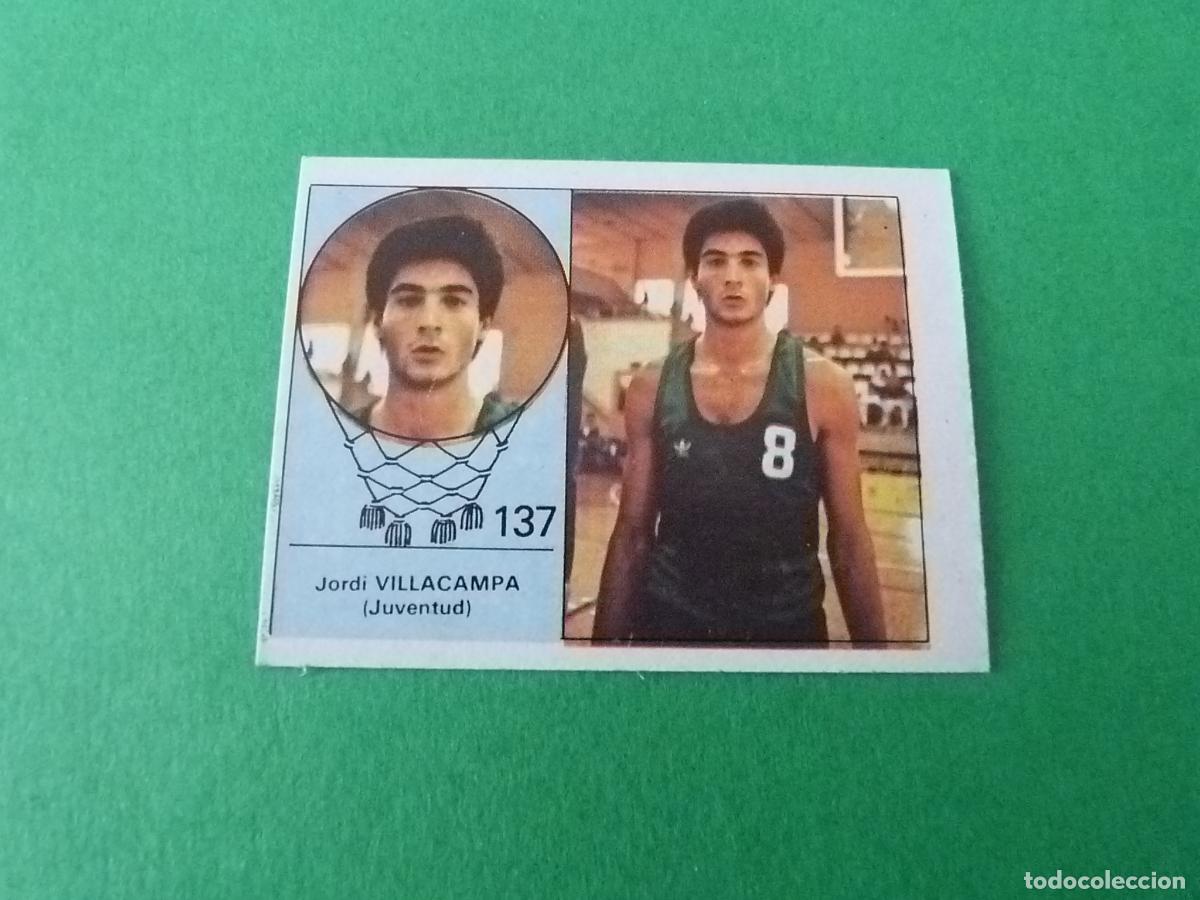 Sammelleidenschaft Sport: CROMO BALONCESTO VILLACAMPA JUVENTUD DESPEGADO N&ordm; 137 LIGA BALONCESTO 1984-1985/84-85 CLESA