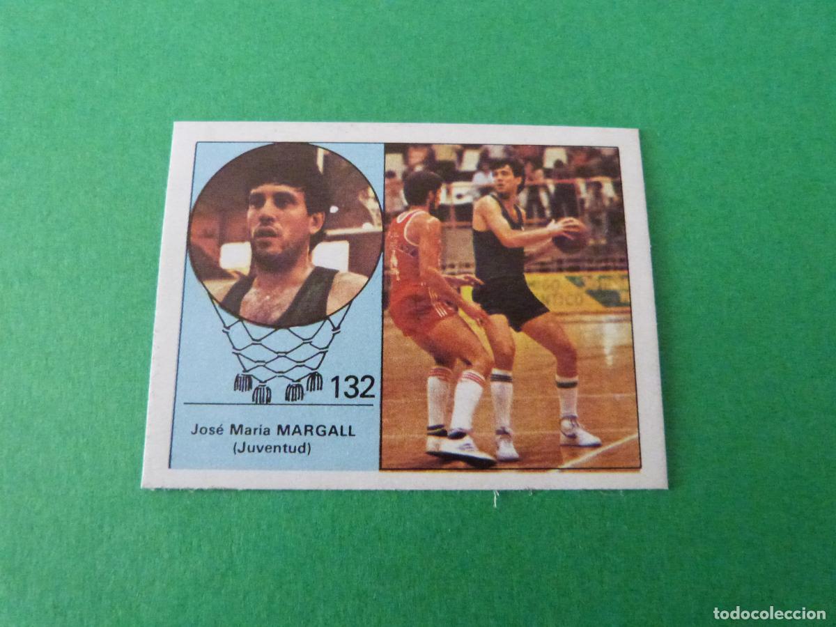 Sammelleidenschaft Sport: CROMO BALONCESTO MARGALL JUVENTUD DESPEGADO N&ordm; 132 LIGA BALONCESTO 1984-1985/84-85 CLESA