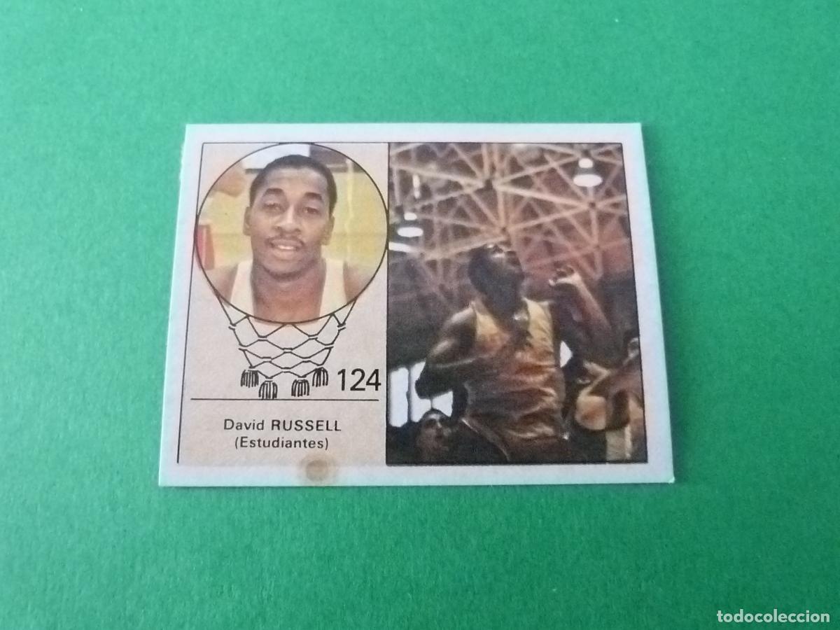 Sammelleidenschaft Sport: CROMO BALONCESTO RUSELL ESTUDIDANTES DESPEGADO N&ordm; 124 LIGA BALONCESTO 1984-1985/84-85 CLESA