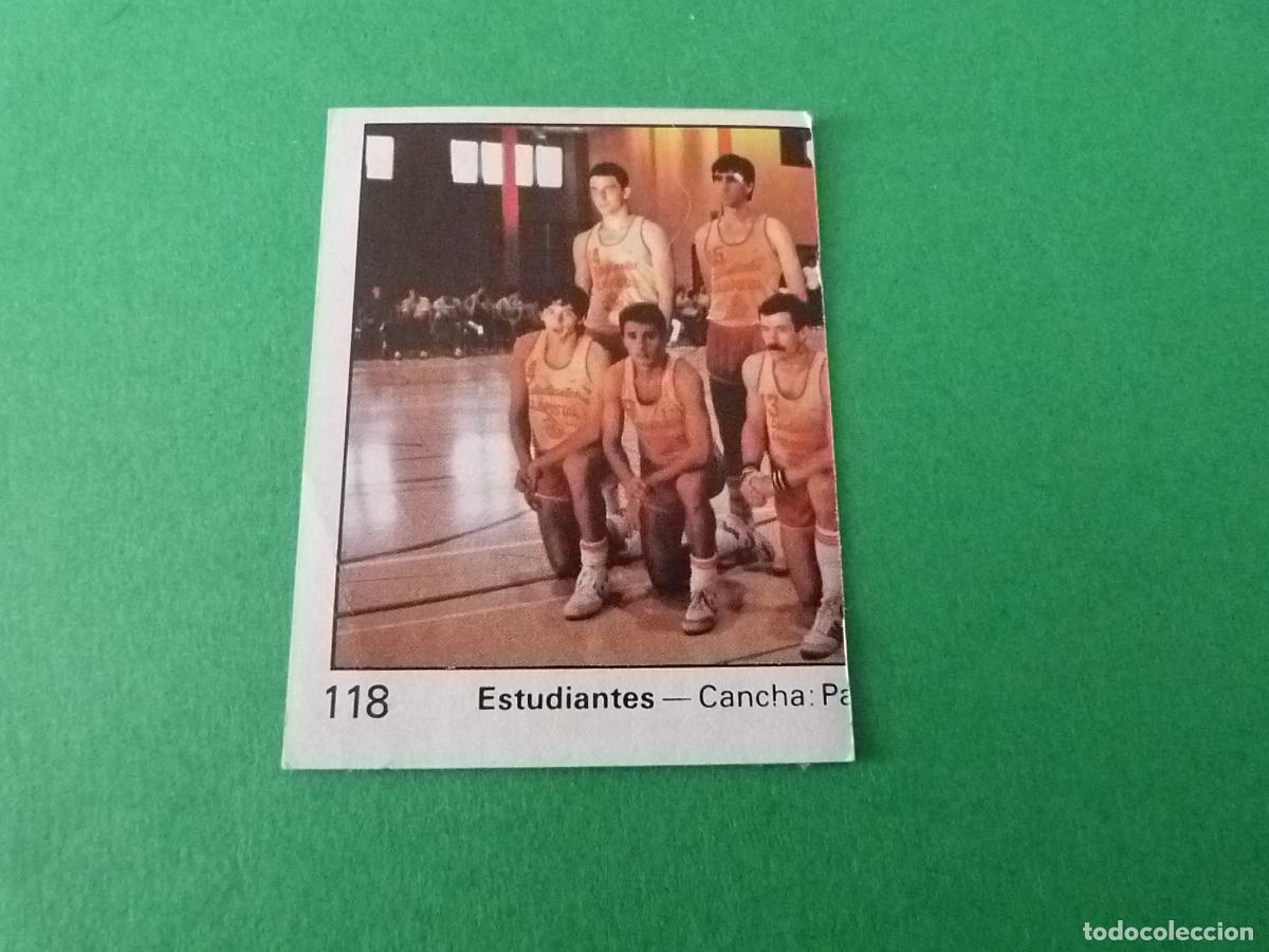 Coleccionismo deportivo: CROMO BALONCESTO ALINEACION ESTUDIDANTES DESPEGADO N&ordm; 118 LIGA BALONCESTO 1984-1985/84-85 CLESA