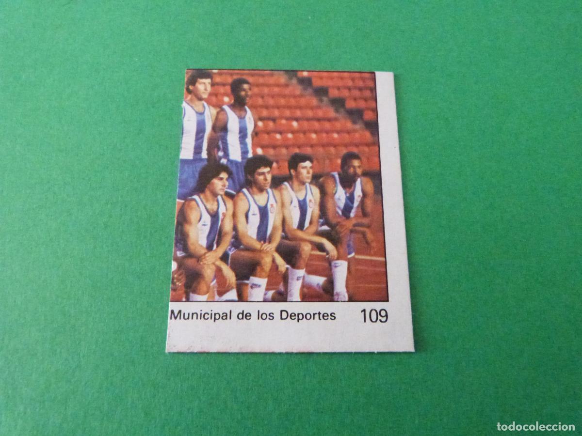 Coleccionismo deportivo: CROMO BALONCESTO ALINEACION ESPA&Ntilde;OL-ESPANYOL DESPEGADO N&ordm; 109 LIGA BALONCESTO 1984-1985/84-85 CLESA