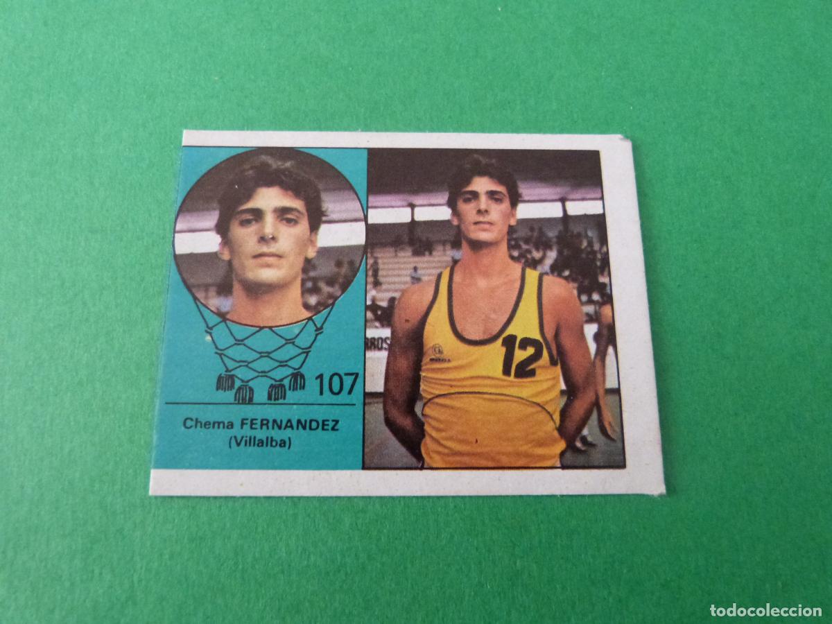 Coleccionismo deportivo: CROMO BALONCESTO FERNANDEZ VILLALBA DESPEGADO N&ordm; 107 LIGA BALONCESTO 1984-1985/84-85 CLESA