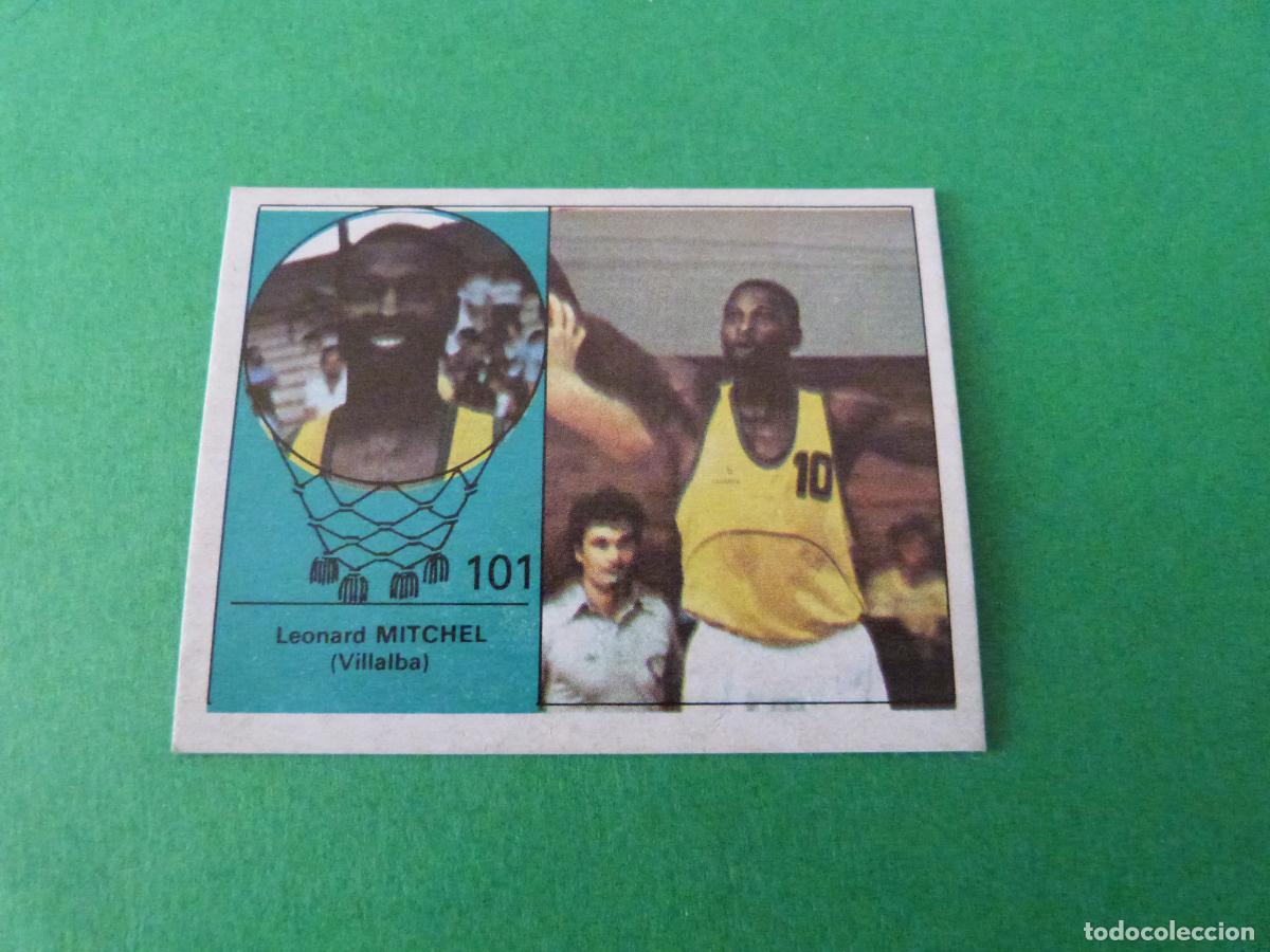 Coleccionismo deportivo: CROMO BALONCESTO MITCHEL VILLALBA DESPEGADO N&ordm; 101 LIGA BALONCESTO 1984-1985/84-85 CLESA