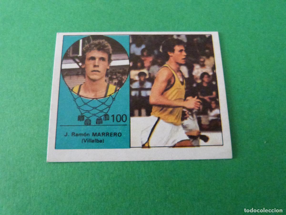 Coleccionismo deportivo: CROMO BALONCESTO MARRERO VILLALBA DESPEGADO N&ordm; 100 LIGA BALONCESTO 1984-1985/84-85 CLESA