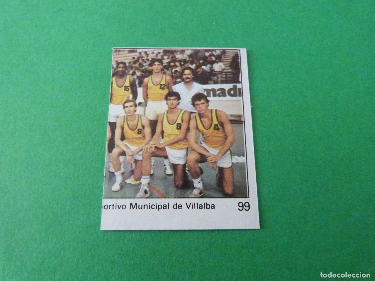 Coleccionismo deportivo: CROMO BALONCESTO ALINEACION VILLALBA DESPEGADO N&ordm; 99 LIGA BALONCESTO 1984-1985/84-85 CLESA