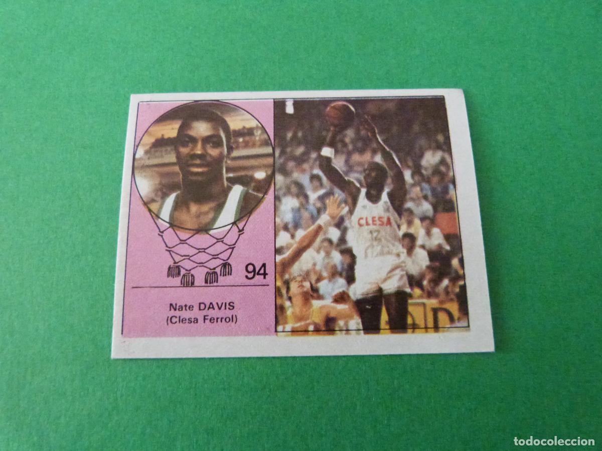 Coleccionismo deportivo: CROMO BALONCESTO DAVIS CLESA FERROL DESPEGADO N&ordm; 94 LIGA BALONCESTO 1984-1985/84-85 CLESA