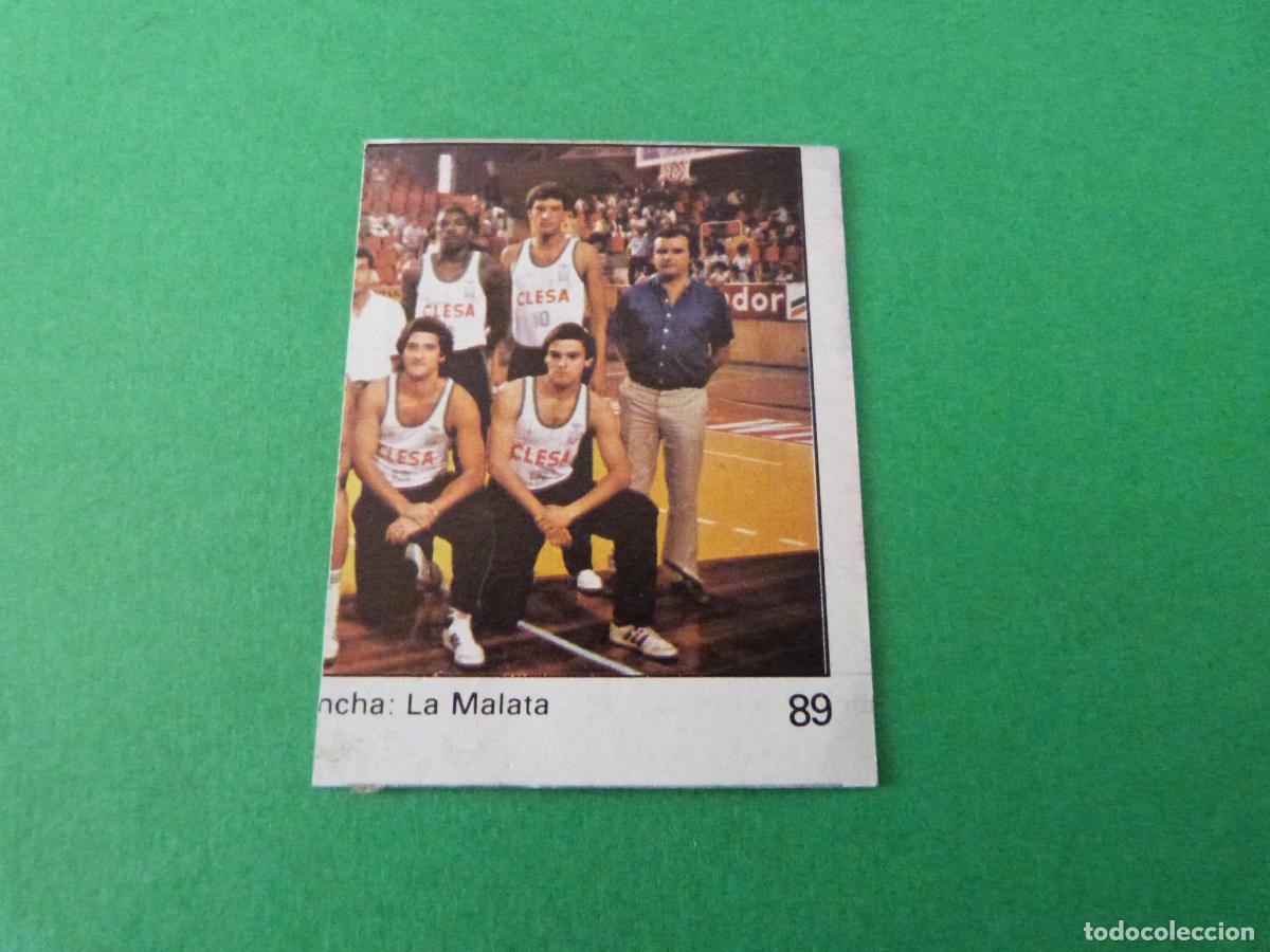 Coleccionismo deportivo: CROMO BALONCESTO ALINEACION CLESA FERROL DESPEGADO N&ordm; 89 LIGA BALONCESTO 1984-1985/84-85 CLESA