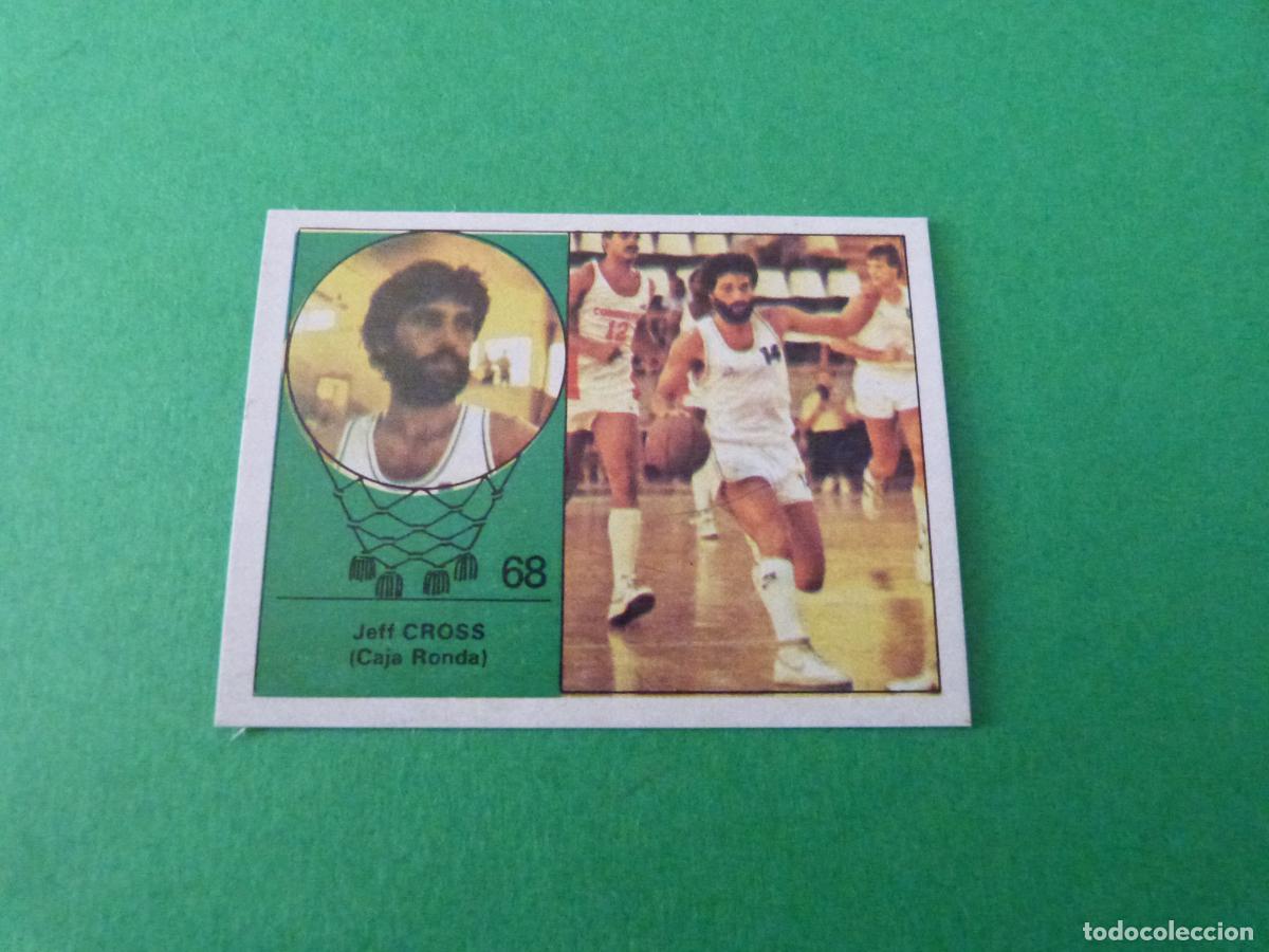 Coleccionismo deportivo: CROMO BALONCESTO CROSS CAJA RONDA DESPEGADO N&ordm; 68 LIGA BALONCESTO 1984-1985/84-85 CLESA