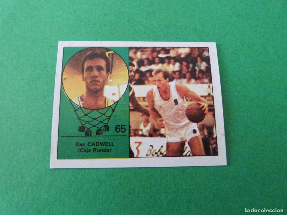Coleccionismo deportivo: CROMO BALONCESTO CADWELL CAJA RONDA DESPEGADO N&ordm; 65 LIGA BALONCESTO 1984-1985/84-85 CLESA