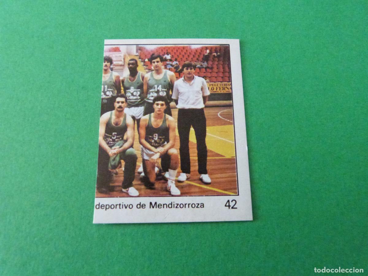 Coleccionismo deportivo: CROMO BALONCESTO ALINEACION CAJA ALAVA DESPEGADO N&ordm; 42 LIGA BALONCESTO 1984-1985/84-85 CLESA
