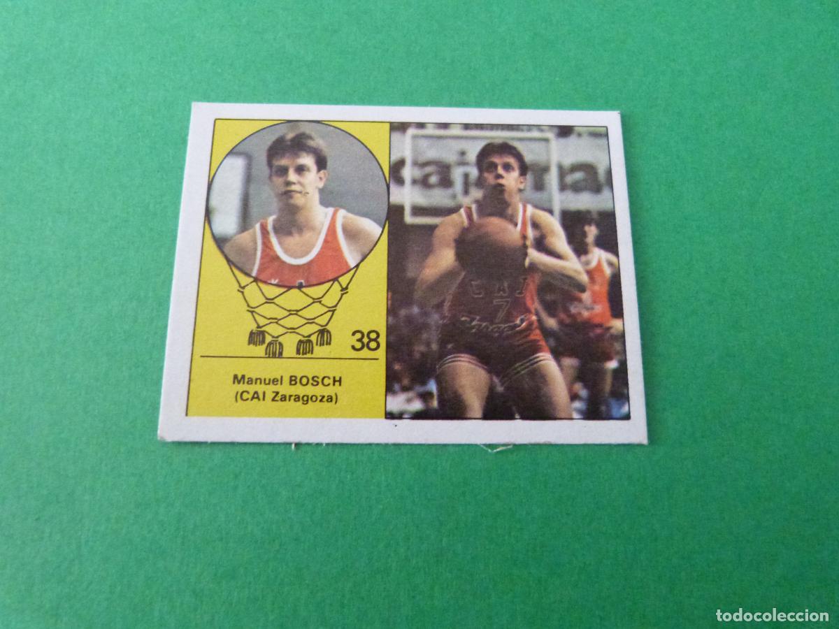 Coleccionismo deportivo: CROMO BALONCESTO BOSCH CAI ZARAGOZA DESPEGADO N&ordm; 38 LIGA BALONCESTO 1984-1985/84-85 CLESA