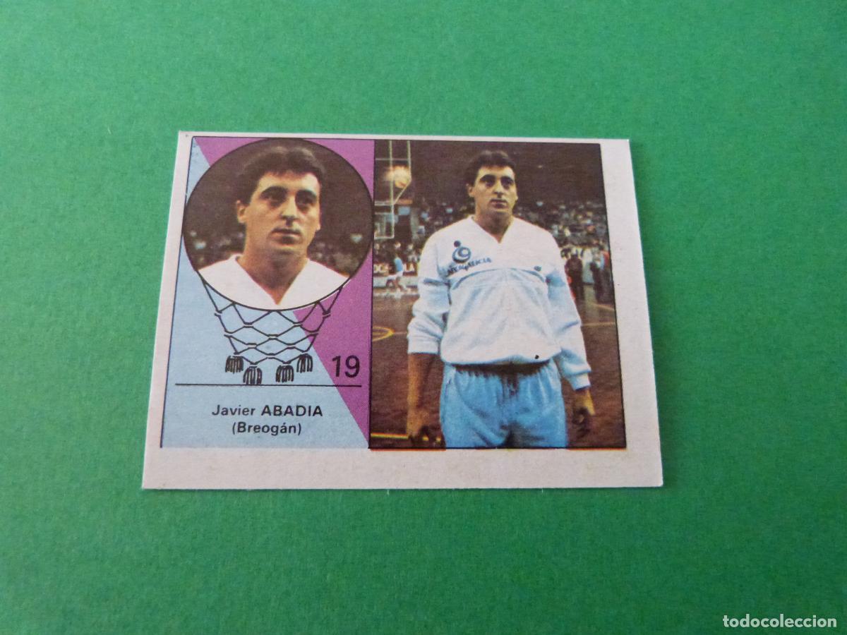 Coleccionismo deportivo: CROMO BALONCESTO ABADIA BREOGAN DESPEGADO N&ordm; 19 LIGA BALONCESTO 1984-1985/84-85 CLESA