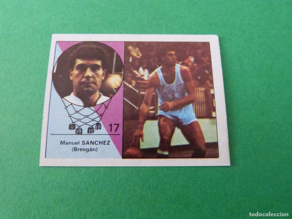 Coleccionismo deportivo: CROMO BALONCESTO SANCHEZ BREOGAN DESPEGADO N&ordm; 17 LIGA BALONCESTO 1984-1985/84-85 CLESA