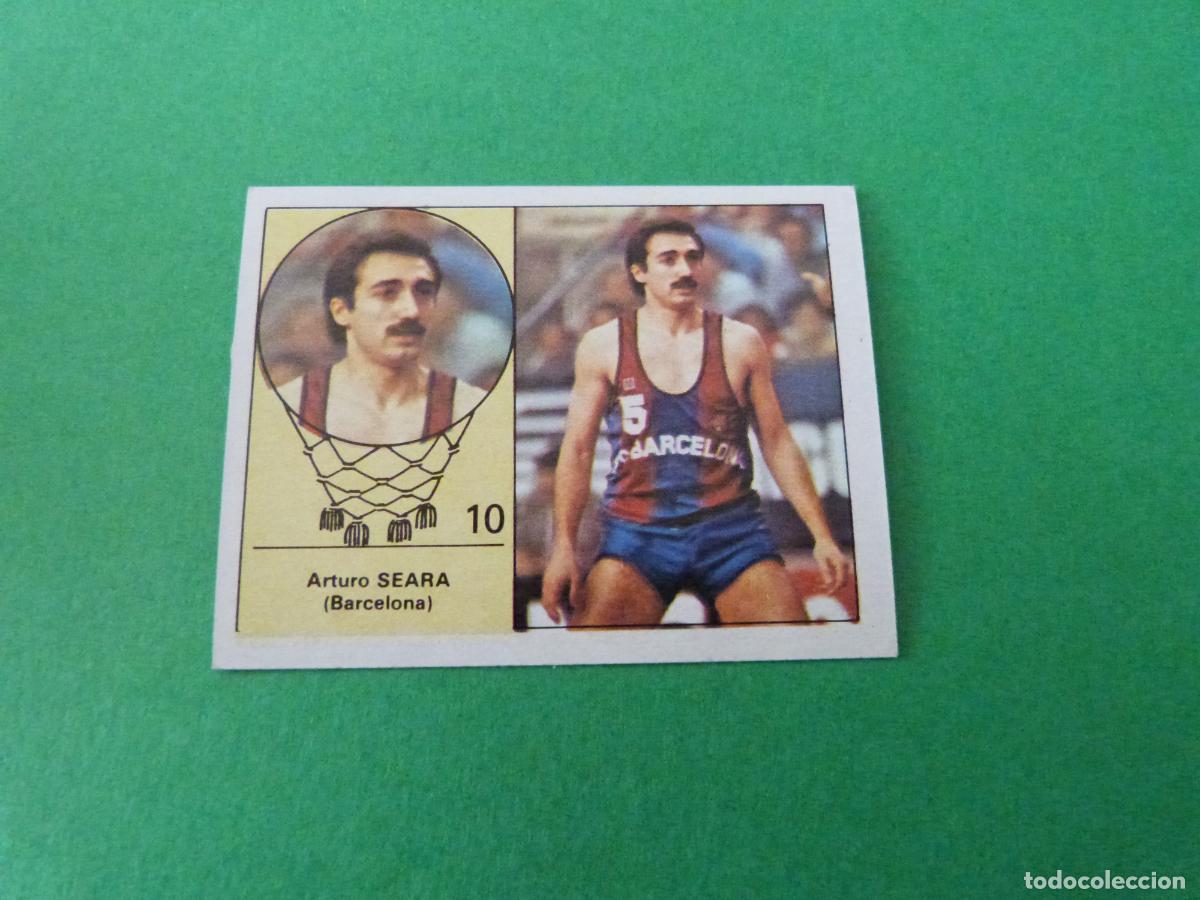 Coleccionismo deportivo: CROMO BALONCESTO SEARA F.C. BARCELONA DESPEGADO N&ordm; 10 LIGA BALONCESTO 1984-1985/84-85 CLESA