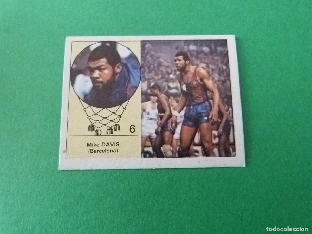Coleccionismo deportivo: CROMO BALONCESTO DAVIS F.C. BARCELONA DESPEGADO N&ordm; 6 LIGA BALONCESTO 1984-1985/84-85 CLESA
