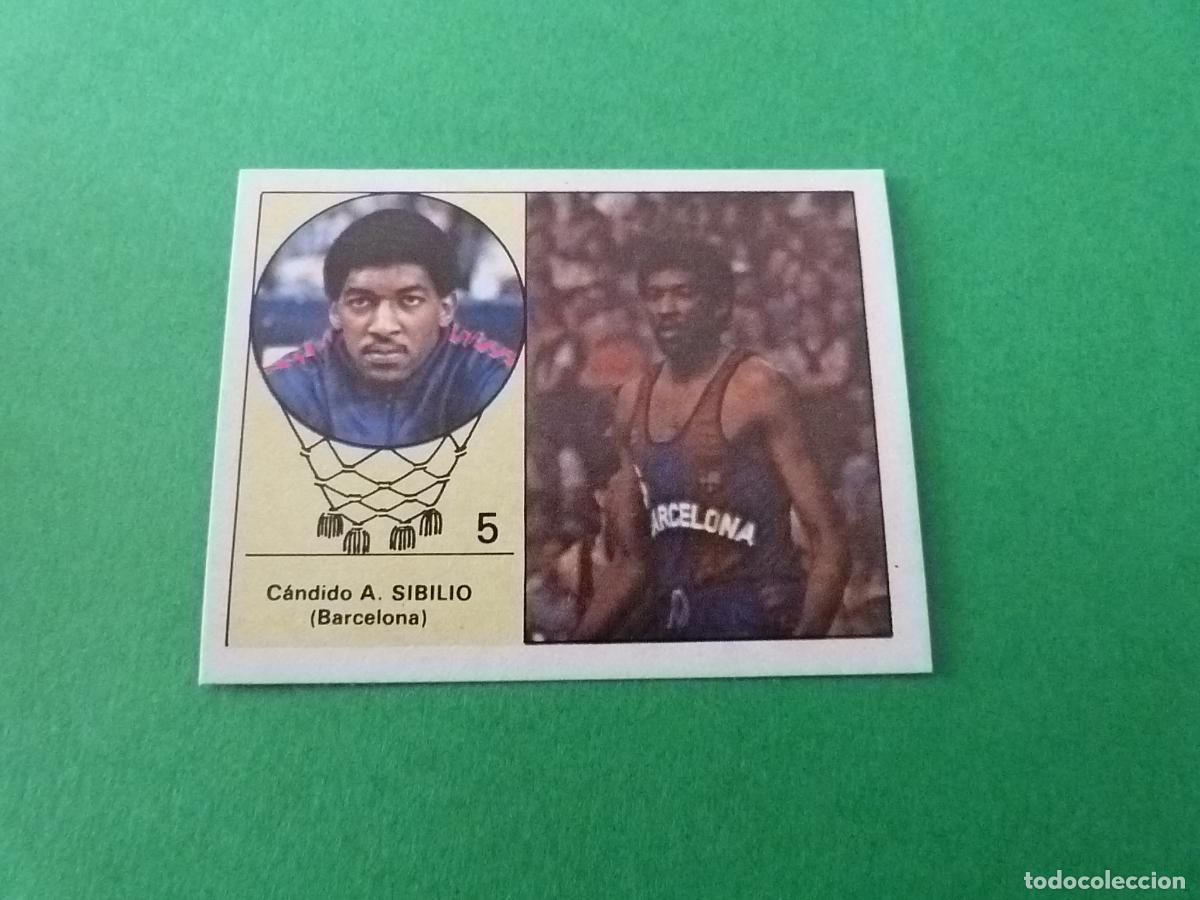 Coleccionismo deportivo: CROMO BALONCESTO A. SIBILIO F.C. BARCELONA DESPEGADO N&ordm; 5 LIGA BALONCESTO 1984-1985/84-85 CLESA