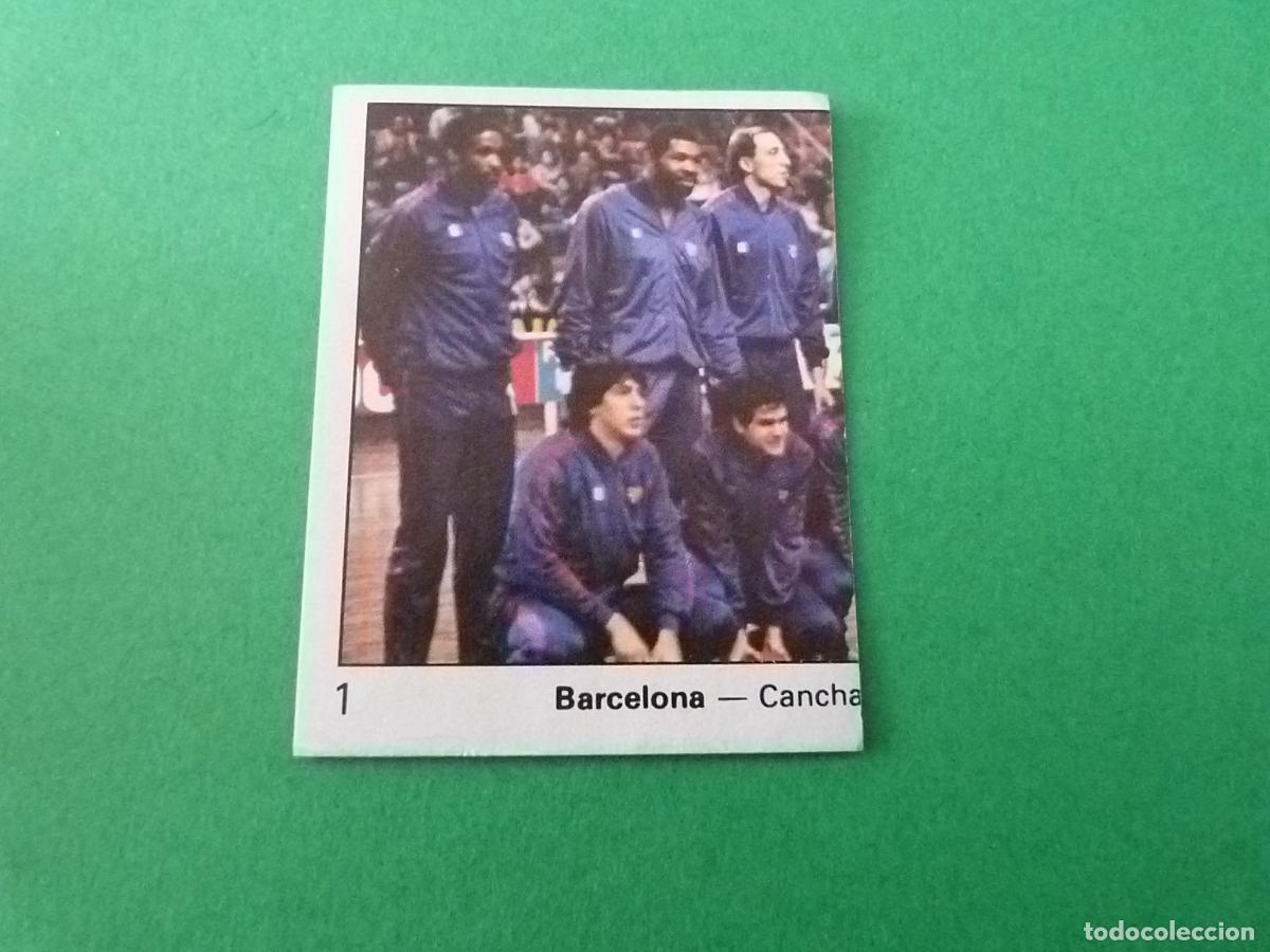Coleccionismo deportivo: CROMO BALONCESTO ALINEACION F.C. BARCELONA DESPEGADO N&ordm; 1 LIGA BALONCESTO 1984-1985/84-85 CLESA