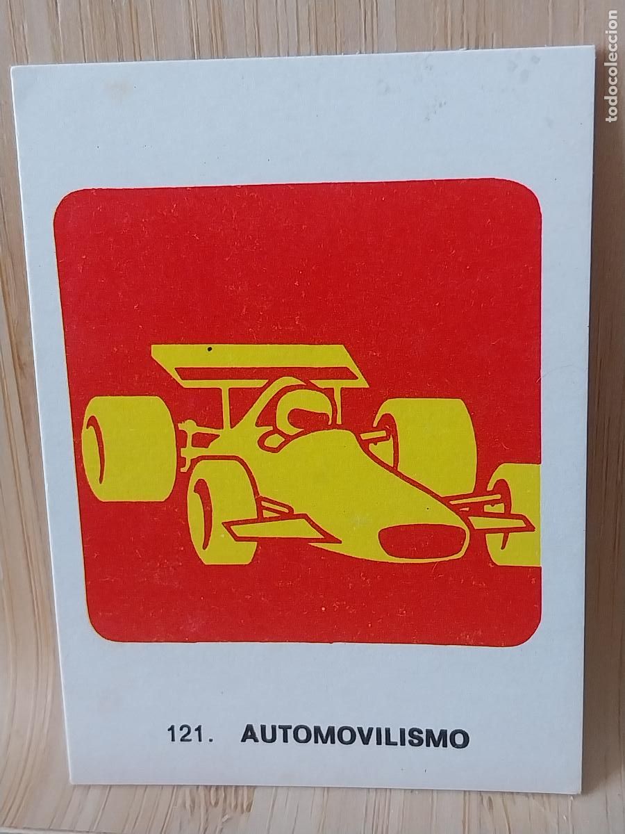 Coleccionismo deportivo: FORMULA 1 A&Ntilde;O 1974 CAMPEONES DEPORTE MUNDIAL KEISA CROMO 121 SIN PEGAR NUNCA ORIGINAL