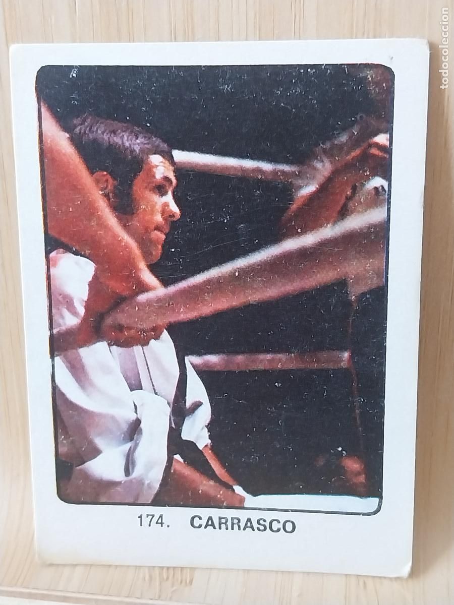 Sammelleidenschaft Sport: CARRASCO BOXEO A&Ntilde;O 1974 CAMPEONES DEPORTE MUNDIAL KEISA CROMO 174 SIN PEGAR NUNCA ORIGINAL