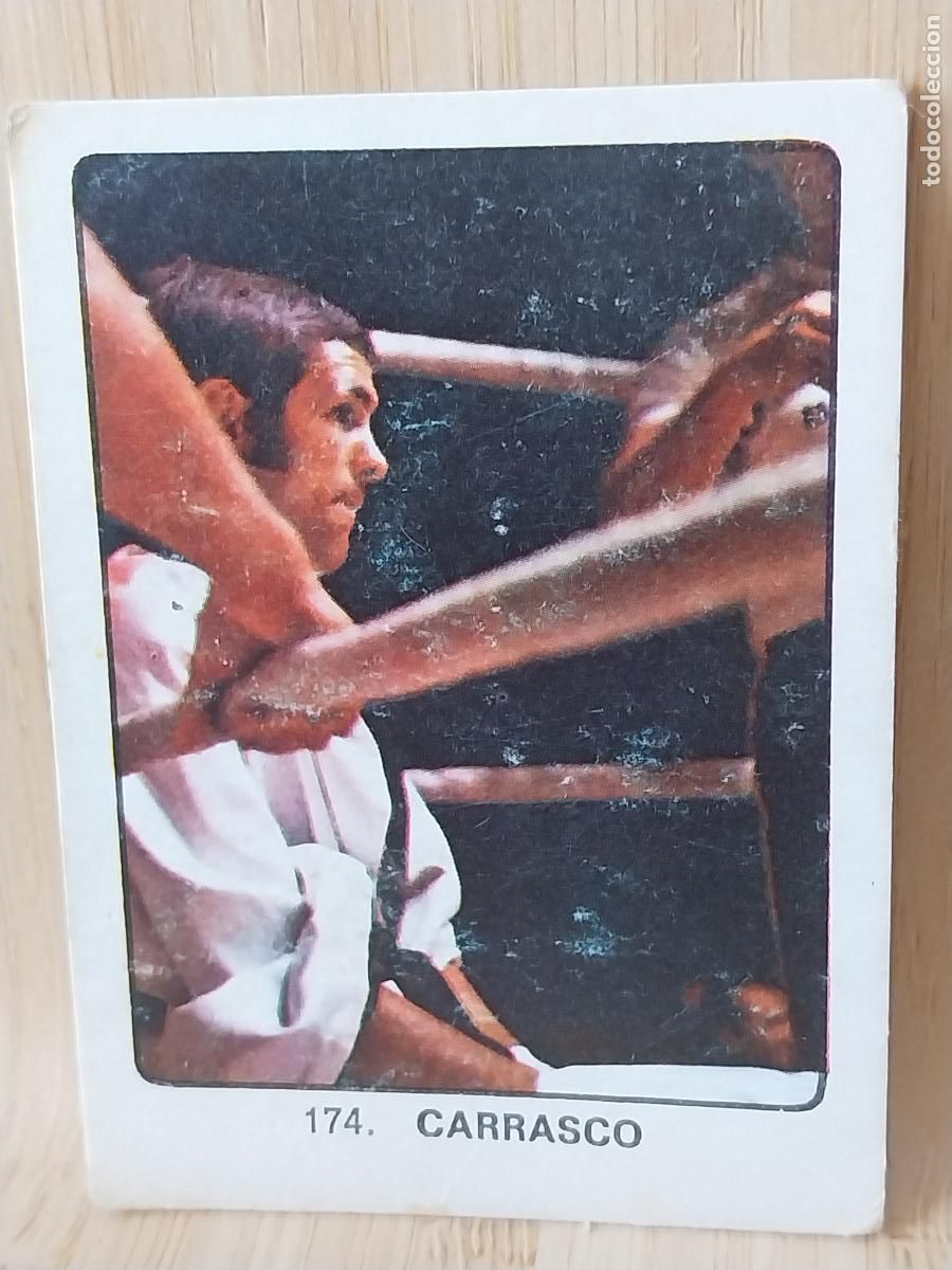 Sammelleidenschaft Sport: CARRASCO BOXEO A&Ntilde;O 1974 CAMPEONES DEPORTE MUNDIAL KEISA CROMO 174 * SIN PEGAR NUNCA ORIGINAL