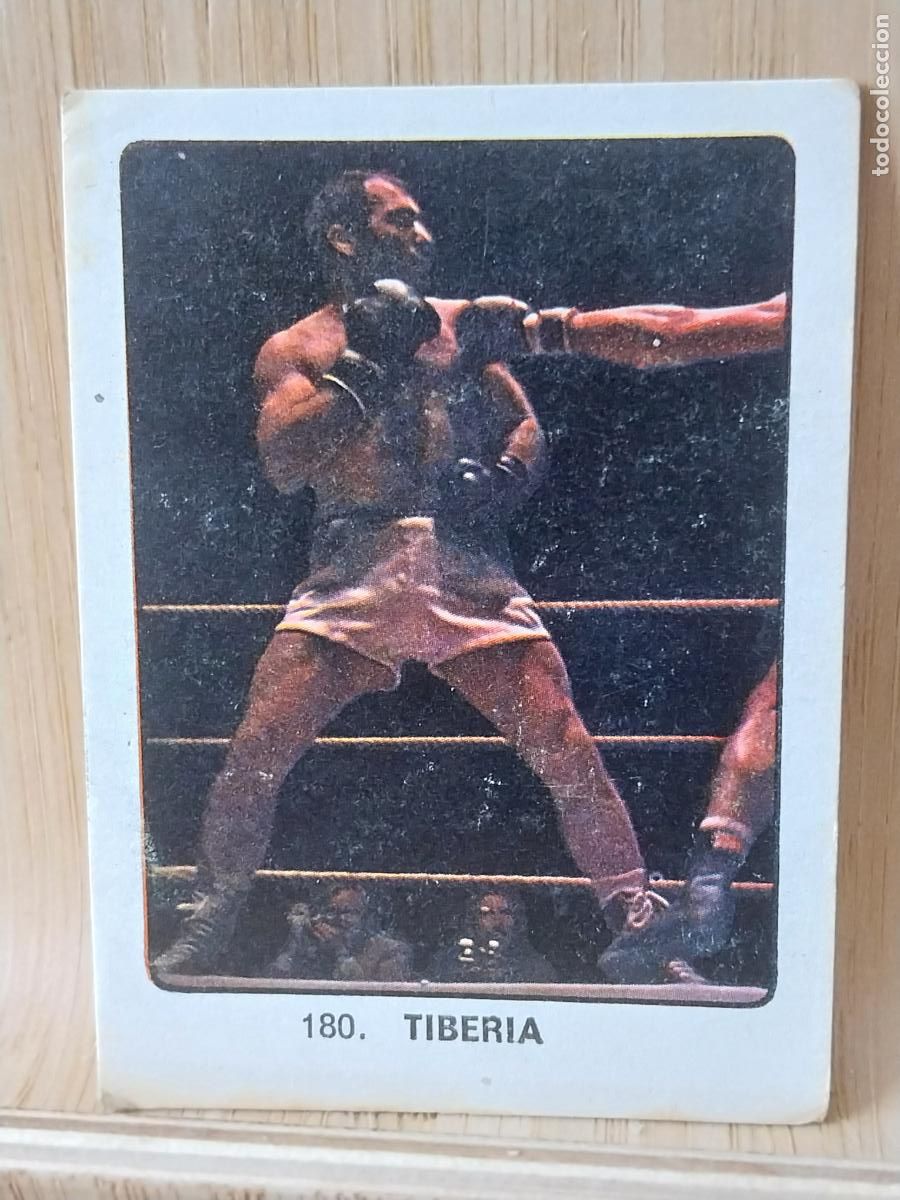 Coleccionismo deportivo: TIBERIA BOXEO A&Ntilde;O 1974 CAMPEONES DEPORTE MUNDIAL KEISA CROMO 180 * SIN PEGAR NUNCA ORIGINAL