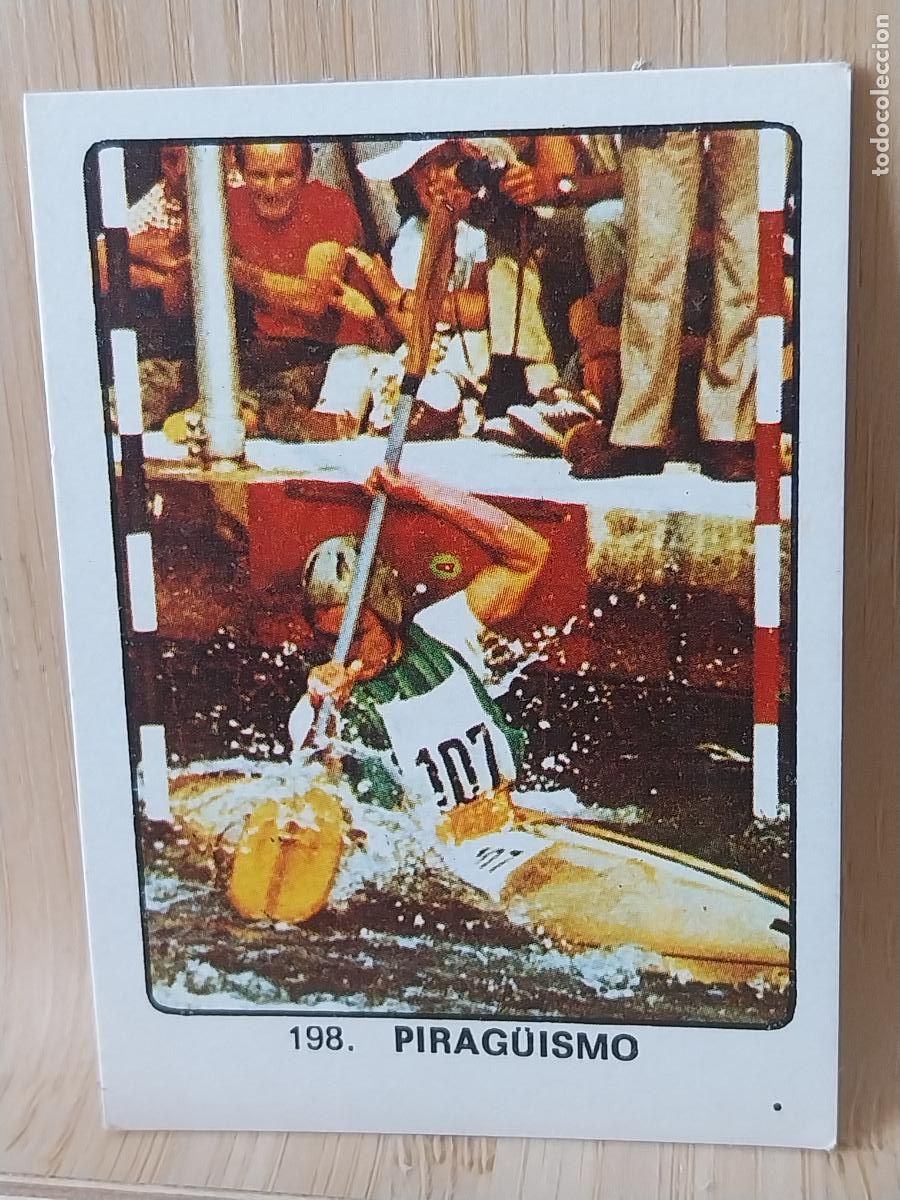 Coleccionismo deportivo: PIRAGUISMO A&Ntilde;O 1974 CAMPEONES DEPORTE MUNDIAL KEISA CROMO 198 * SIN PEGAR NUNCA ORIGINAL