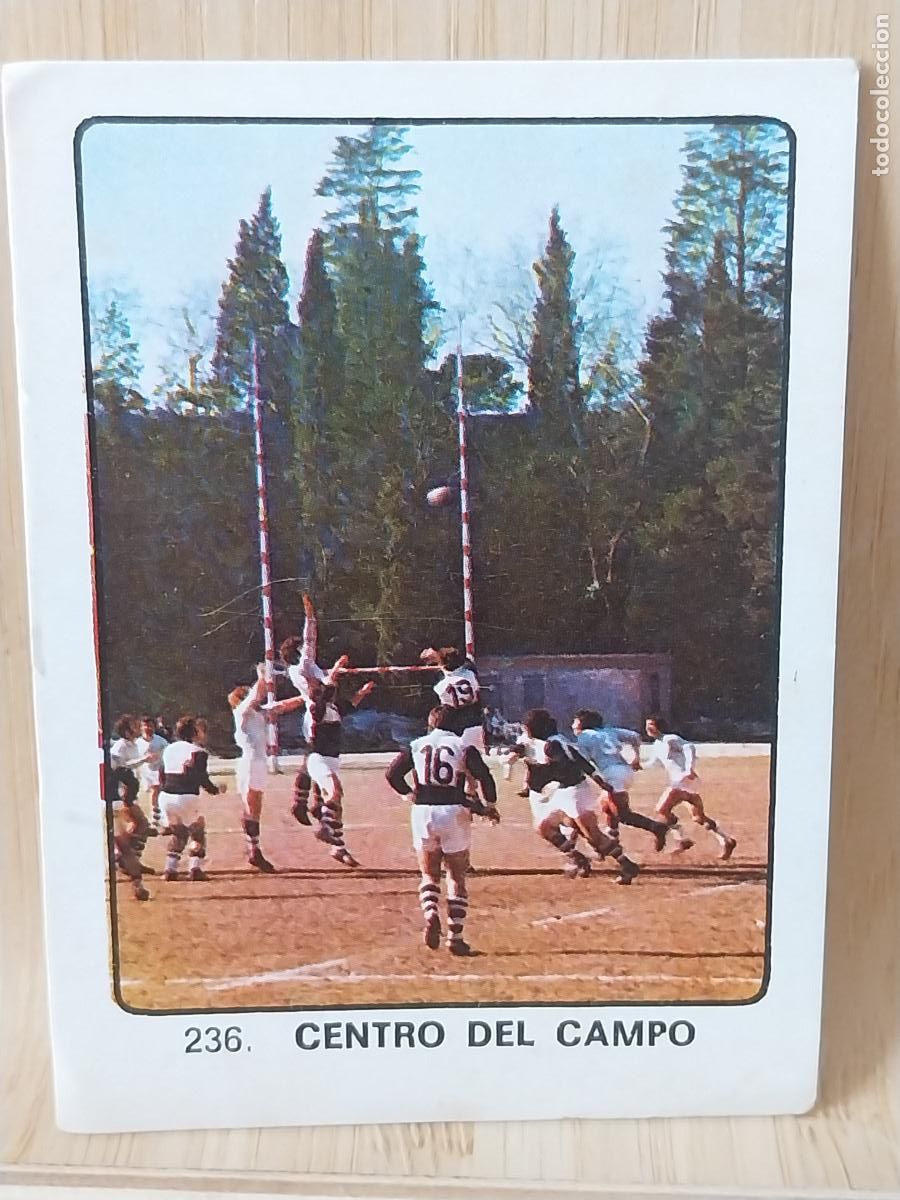 Coleccionismo deportivo: RUGBY A&Ntilde;O 1974 CAMPEONES DEPORTE MUNDIAL KEISA CROMO 236 SIN PEGAR NUNCA ORIGINAL