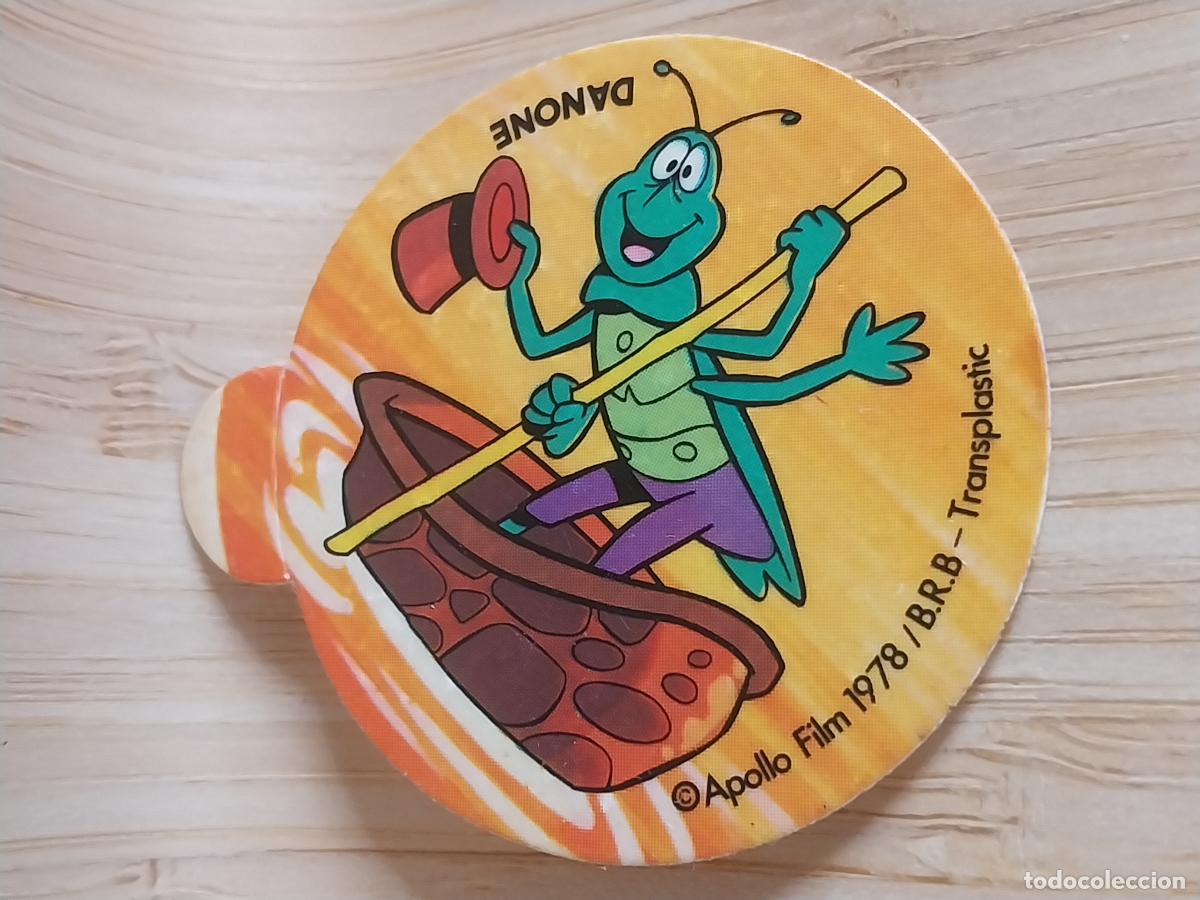 Coleccionismo deportivo: ABEJA MAYA A&Ntilde;O 1978 DANONE PROMO YOGUR CROMO FLIP BARCA *** SIN PEGAR NUNCA 4.25 ORIGINAL