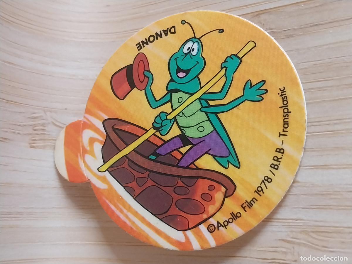 Coleccionismo deportivo: ABEJA MAYA A&Ntilde;O 1978 DANONE PROMO YOGUR CROMO FLIP BARCA ** SIN PEGAR NUNCA 4.25 ORIGINAL