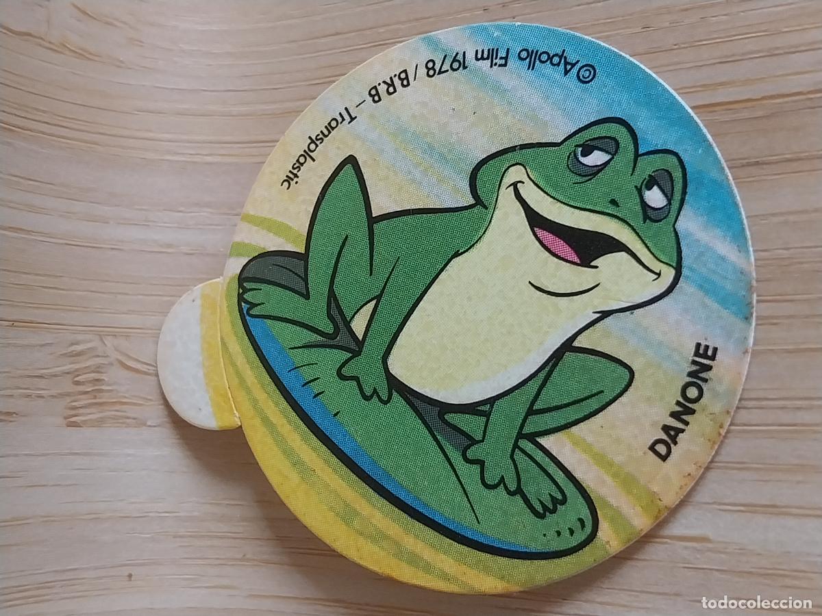 Collectionnisme sportif: ABEJA MAYA A&Ntilde;O 1978 DANONE PROMO YOGUR CROMO RANA *__* SIN PEGAR NUNCA 4.25 ORIGINAL