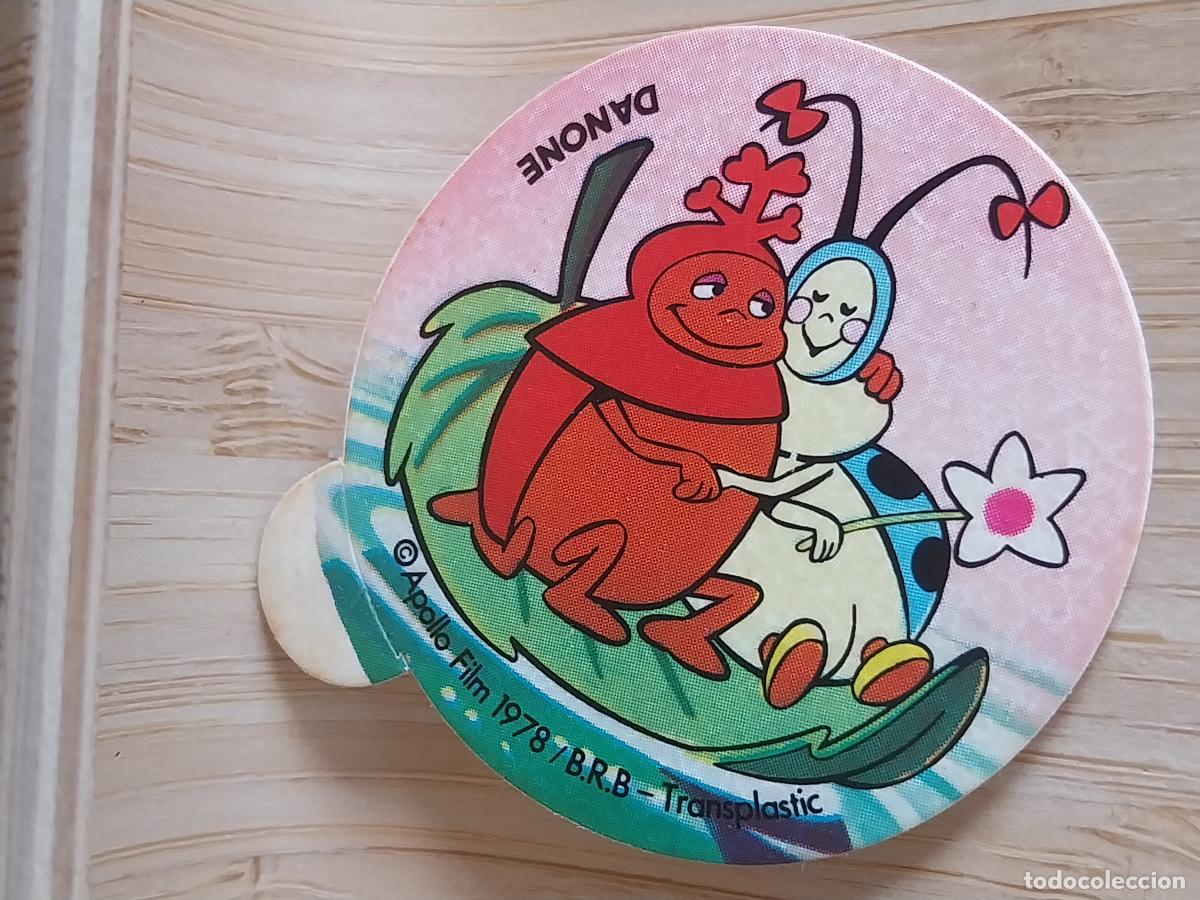 Sports collectibles: ABEJA MAYA A&Ntilde;O 1978 DANONE PROMO YOGUR CROMO INSECTOS SIN PEGAR NUNCA 4.25 ORIGINAL