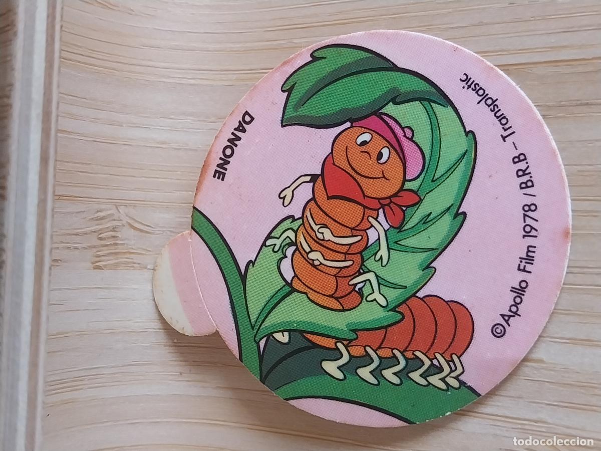 Coleccionismo deportivo: ABEJA MAYA A&Ntilde;O 1978 DANONE PROMO YOGUR CROMO ORUGA ___ SIN PEGAR NUNCA 4.25 ORIGINAL