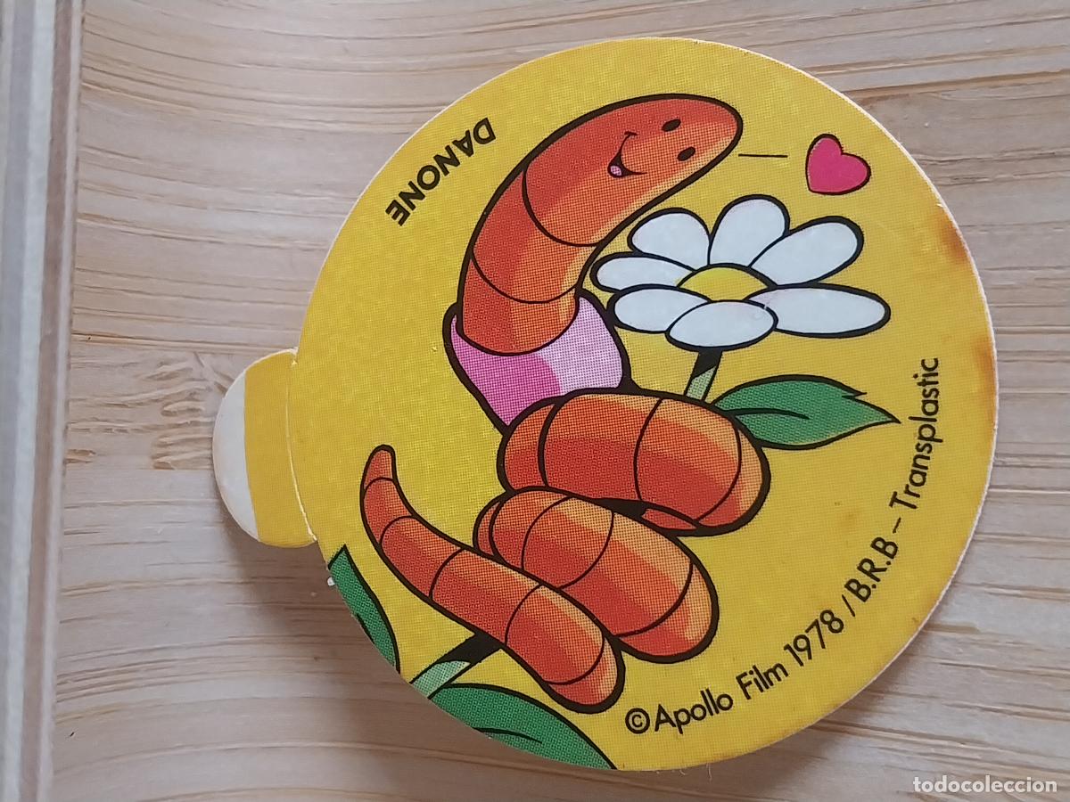Coleccionismo deportivo: ABEJA MAYA A&Ntilde;O 1978 DANONE PROMO YOGUR CROMO LOMBRIZ ____ SIN PEGAR NUNCA 4.25 ORIGINAL