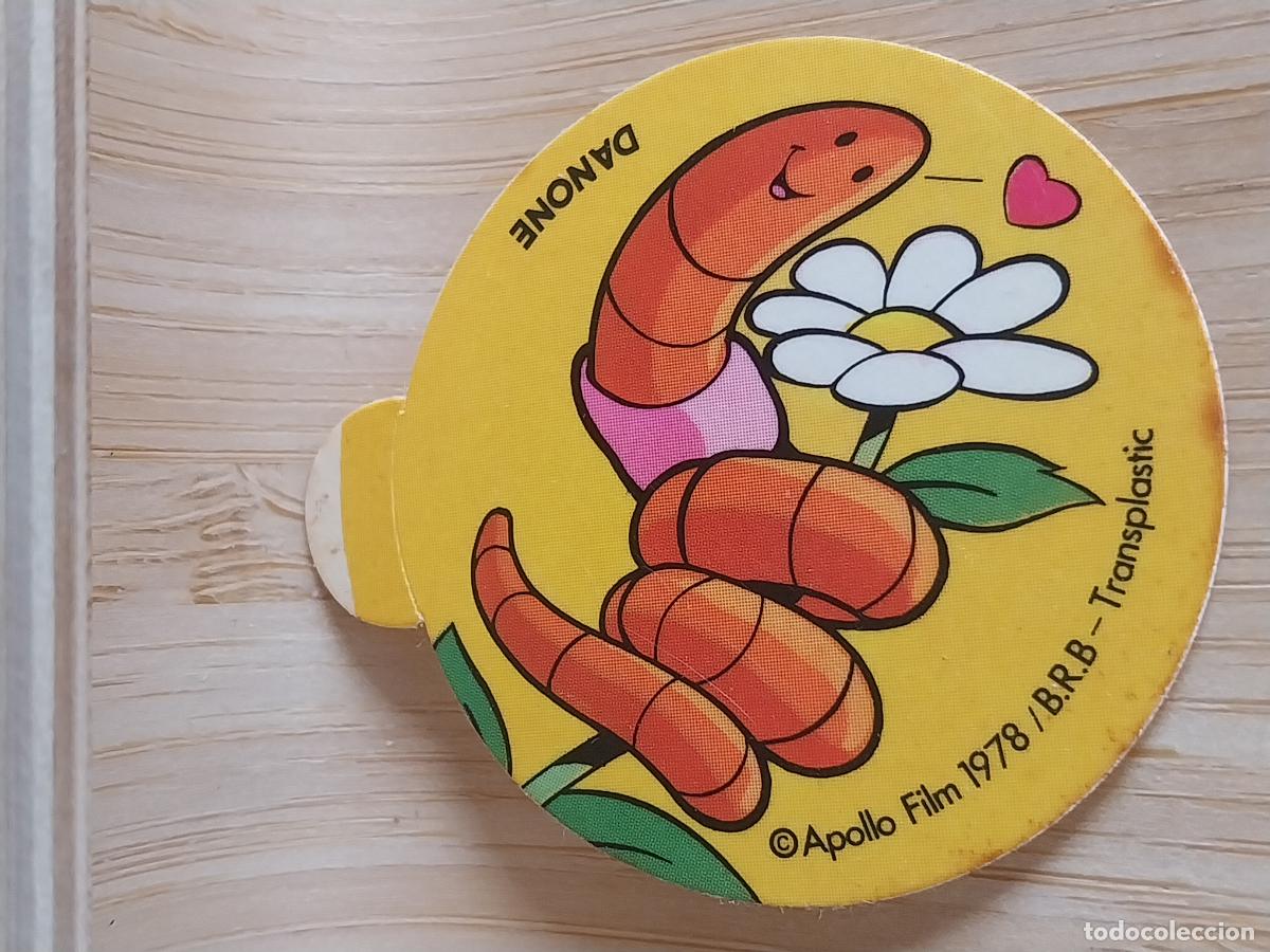 Coleccionismo deportivo: ABEJA MAYA A&Ntilde;O 1978 DANONE PROMO YOGUR CROMO LOMBRIZ ___ SIN PEGAR NUNCA 4.25 ORIGINAL