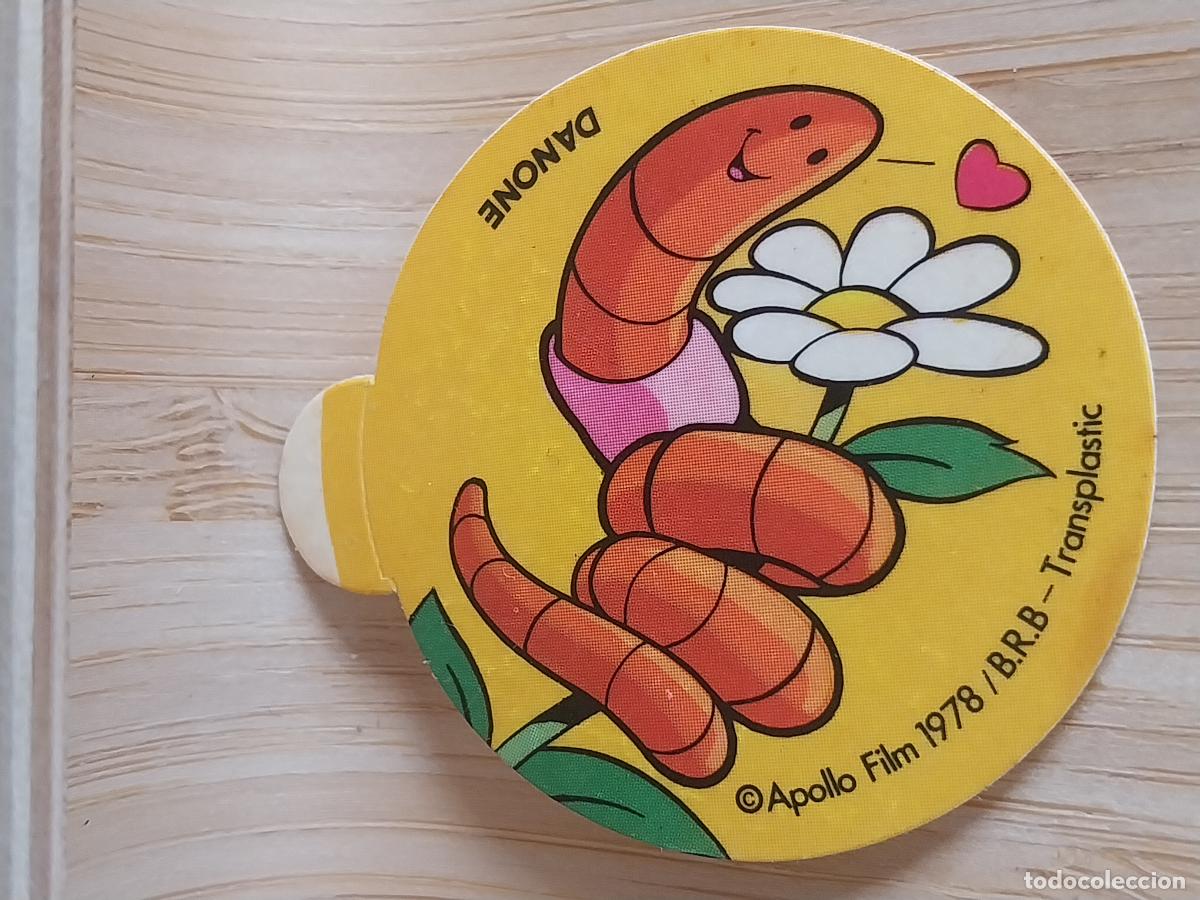 Coleccionismo deportivo: ABEJA MAYA A&Ntilde;O 1978 DANONE PROMO YOGUR CROMO LOMBRIZ _ SIN PEGAR NUNCA 4.25 ORIGINAL