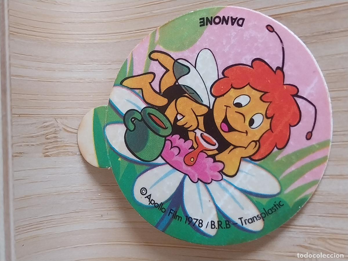 Coleccionismo deportivo: ABEJA MAYA A&Ntilde;O 1978 DANONE PROMO YOGUR CROMO FLOR _______ SIN PEGAR NUNCA 4.25 ORIGINAL